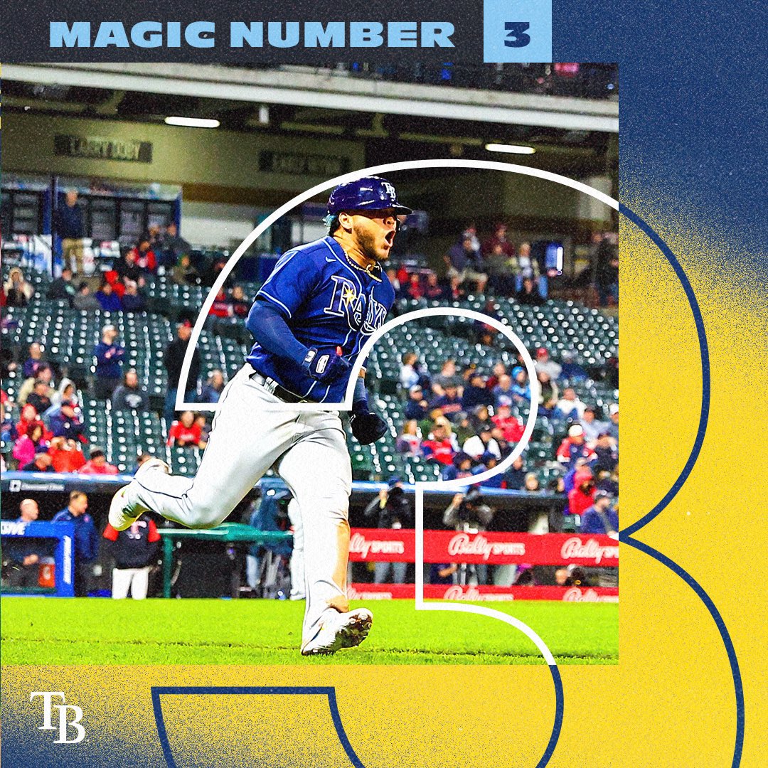 RaysBaseball's tweet photo. Got it down to 3️⃣ https://t.co/sX6gT1f0Pu