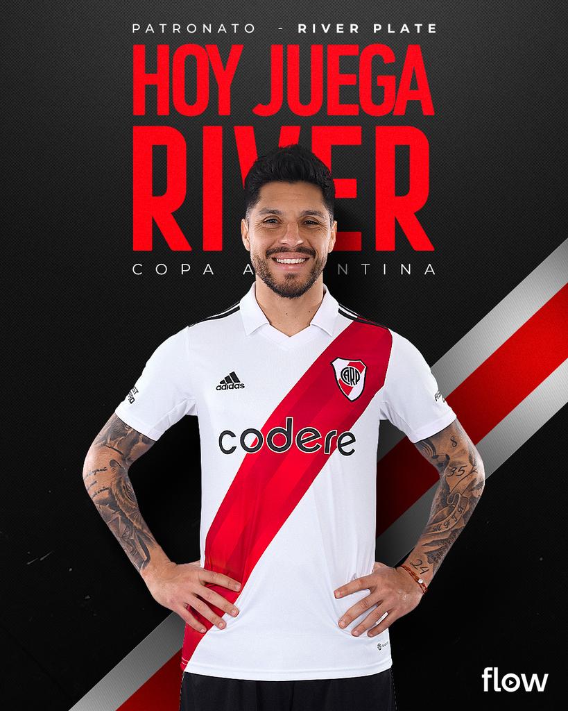 RiverPlate's tweet photo. ¡HOY JUEGA RIVER! 💪

#DíaDelHinchaDeRiver ⚪❤️⚪ https://t.co/juM2Sini2h