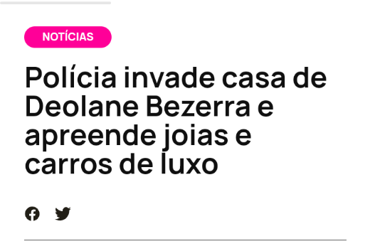 Deolane puxando o passado da Deborah aqui fora .... O passado da Deolane :