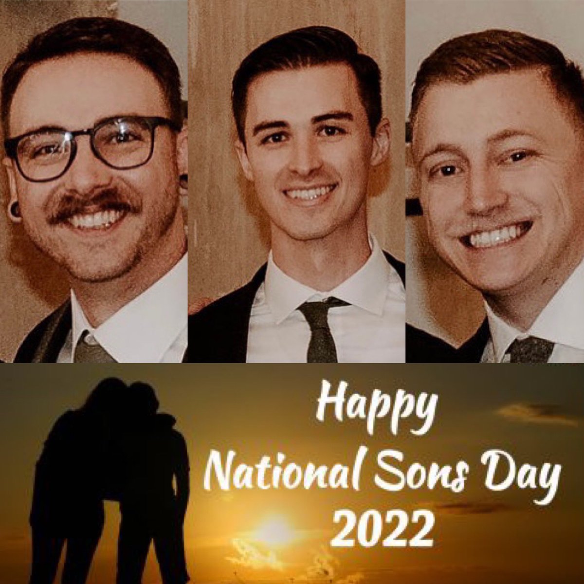 I’m grateful for my two sons, Taylor and Tanner, and my son-in-law, Andrew! I’m proud that they are Godly men of integrity. They are living and leaving a legacy for their own children to follow!
I   l❤️ve  you! 
-The Pop-