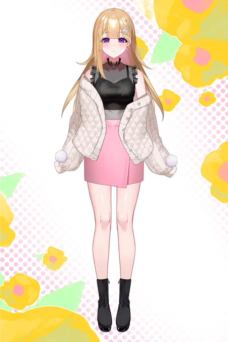 【お仕事】민포포様()様のLive2D Illustrationを担当させて頂きました! #LIVE2D依頼 