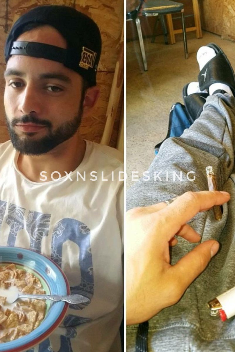 Soxnslidesking's tweet photo. The face and the socks and slides. #soxnslidesking #socksandslides #sexy #jordans #jordanslides #beard https://t.co/PmvAMv75Qt