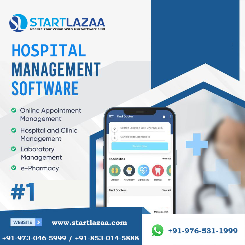 StartLazaa's tweet photo. StartLazaa hospital management software helps to enhance the quality of your healthcare system.
Free Demo #Whatsapp Us Now: +91-976-531-1999
Visit Now: https://t.co/J5yPTf7V4O
#hospital #hospitallife #hospitalsoftware #hospitalsoftwaredemo #healthcare #digitalhealth https://t.co/XkbXisNPOE