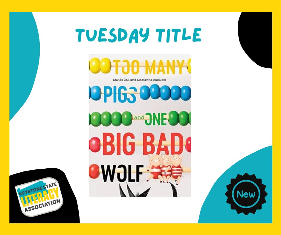 KSLAliteracy's tweet photo. It’s another AMAZING day of new book releases! Our #TuesdayTitle feature, TOO MANY PIGS AND ONE BIG BAD WOLF, expertly weaves writing and math. Add a copy to your classroom library today! Check out the starred Kirkus review here: https://t.co/7VFv6KOeI9 https://t.co/k2u8VRC7PR