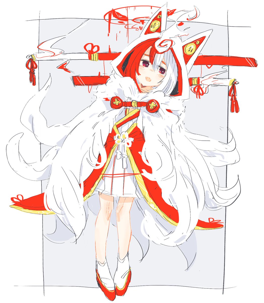「」|菓しおりのイラスト