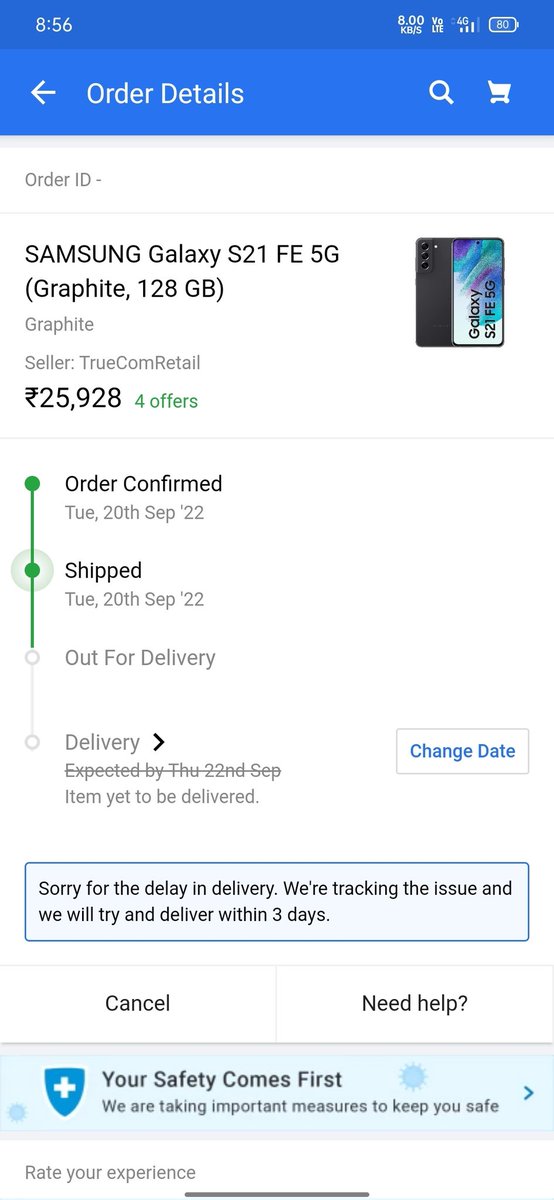 PaNdALeAkS8's tweet photo. @AmreliaRuhez
@GyanTherapy 
@Flipkart
@jagograhakjago
@BandBajaateRaho
@_Kalyan_K
The seller is #truecomretail and they got enough stock for those people's who can order the phone but not for us who already ordered it and didn't received.Delay is just an excuse I would say. https://t.co/Xq9srJ1G0V