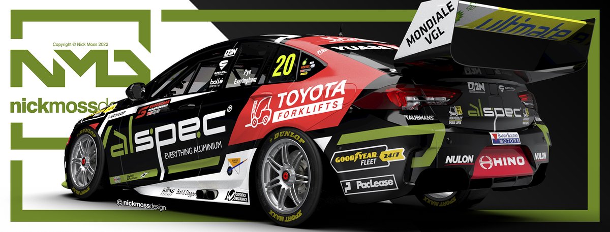 nickmossdesign's tweet photo. #nmd https://t.co/FpDh0msDIW - #2022 @Team18supercars Alspec #racing @scottpye19 Tyler Everingham @supercars Repco Australia #Bathurst1000 #launchspec #LiveryDesign https://t.co/0FzZ1aCNTH