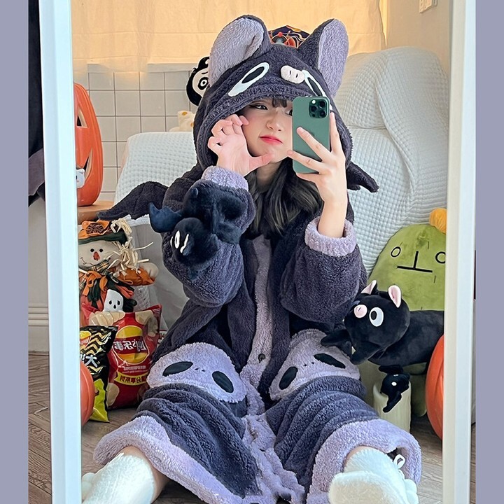 Ibentoyfans's tweet photo. The Cartoon Bat Pajamas for all lovely girls/boys. 🦇
Buy from our store Cartoon Bat Plush Hooded Pajamas Dress Pants Two Pieces
Search: 22I28601 in my shop
Follow @ibentoyfans for more kawaii things👉👉
#kawaii #kawaiifashion #kawaiistyle #kawaiiofthed… https://t.co/zgsTFVrGPj https://t.co/3l5yZARufg