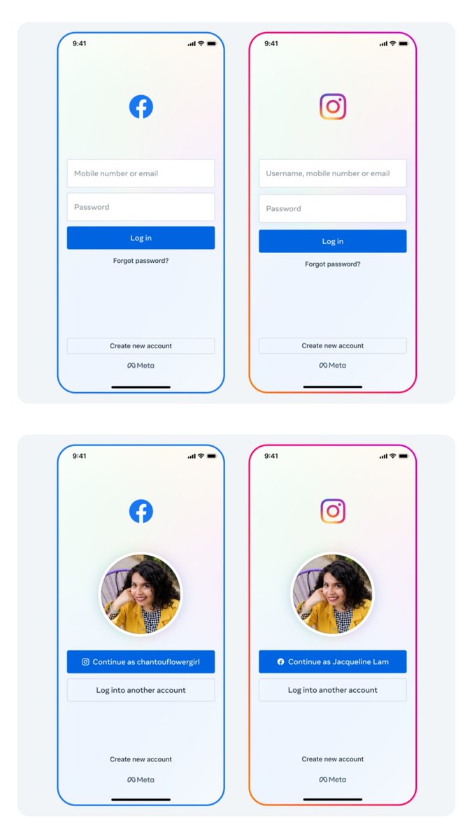 AmithHegde6's tweet photo. #Meta adds #AccountSwitching, #CrossAppAlert #tools & makes it easier to #CreateNewAccounts—as it looks to maximise #engagement on @facebook & @instagram
The new CrossAppAlerts will get more people tapping across to stay up to date with the latest
#SocialMedia #Digital
📸@meta https://t.co/NFqKteBCJ6