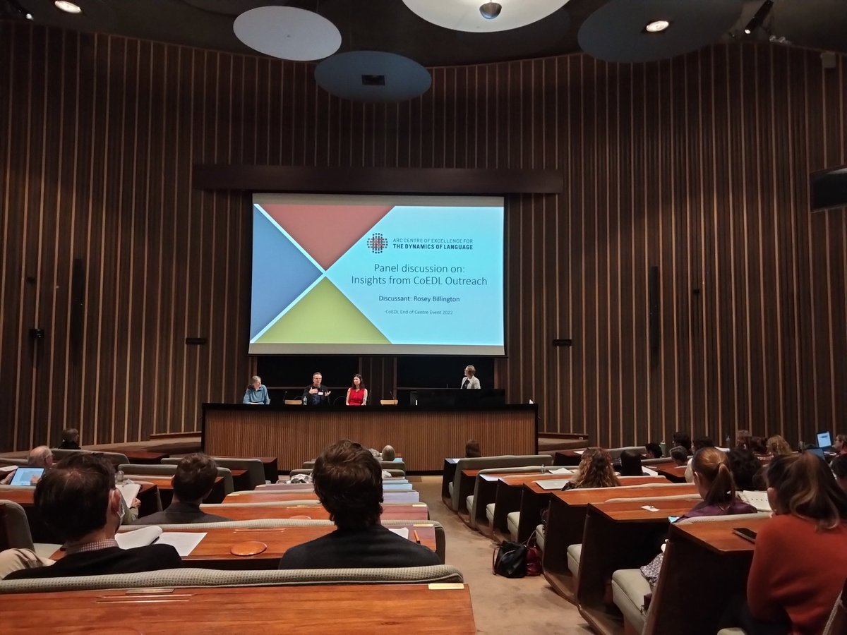Dr Laurence Bruggeman (@laurencescience) on Twitter photo On now: the CoEDL End of Centre Event. Three days of celebrating the many achievements of <a href="/CoEDLang/">Dynamics of Language</a> at the beautiful Shine Dome in Canberra. Very grateful to have been part of this community of brilliant scientists, and looking forward to many continuing collaborations. On now: the CoEDL End of Centre Event. Three days of celebrating the many achievements of <a href="/CoEDLang/">Dynamics of Language</a> at the beautiful Shine Dome in Canberra. Very grateful to have been part of this community of brilliant scientists, and looking forward to many continuing collaborations.