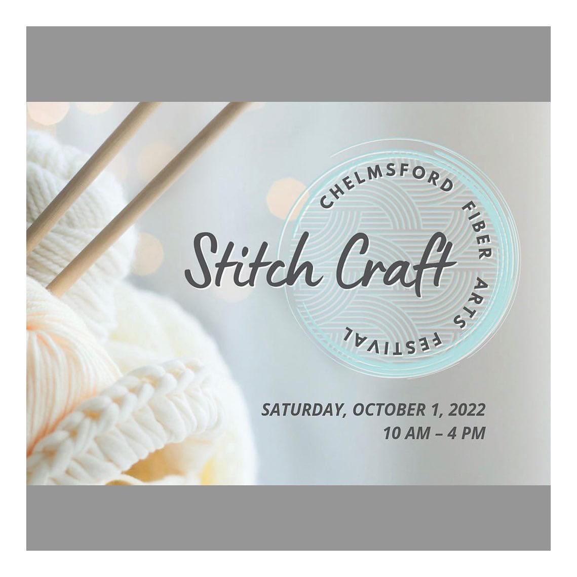 LinkaCreates's tweet photo. THIS SATURDAY✨⁣⁣⠀⁣⁣⠀
The #Chelmsford Stitch Craft #FiberArts Festival is almost here.
⠀
★Saturday★10/01★10am~4pm★ ⁣⁣⁣⁣
✪Nova Art Studios ⁣⁣✪Chelmsford, MA✪⁣⁣

#Handmade #FiberArts #CrochetArt #CrochetEarrings https://t.co/PejhoB6p0o