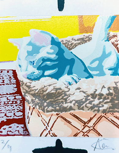HFG_ginza's tweet photo. 第10 回FEI PRINT AWARD大賞者「三宅葵 個展　- 日常に潜む煌めき-」展
本日、最終日です！17時迄になりますのでお見逃しなく！
午後から作家も在廊予定です◎
https://t.co/Gw4e070fQX
Artistpage:https://t.co/BCNdi76EI0 https://t.co/MwaZPyaPU3
