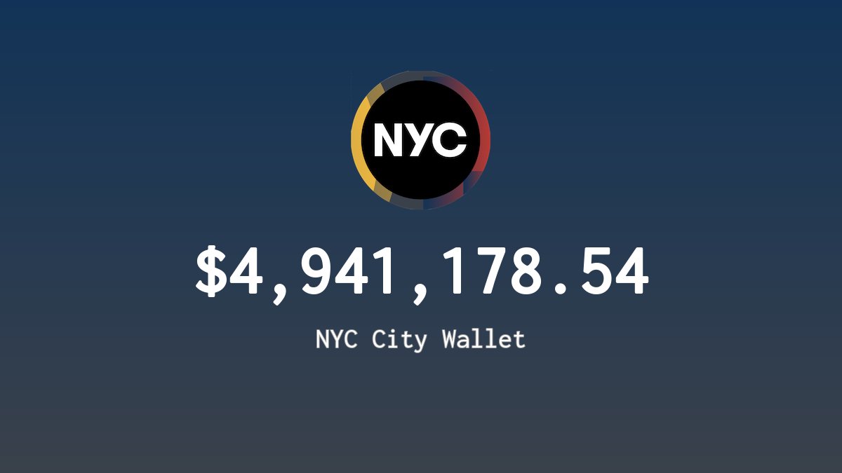 NYC City Wallet tweet media