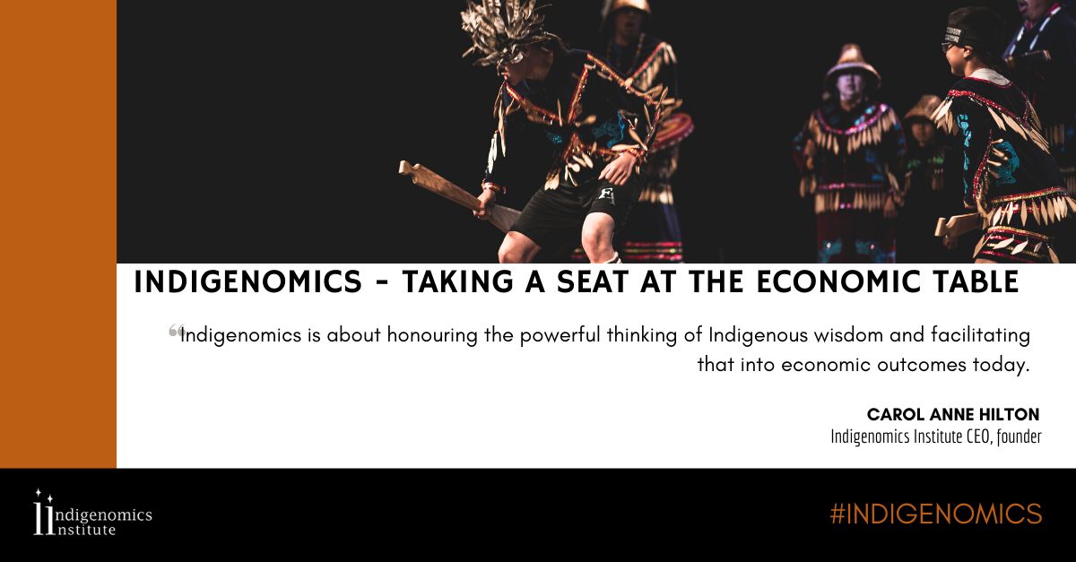 Signed copies available at carolannehilton.com #indigenomics #cdnpoli #canecon #bcecon