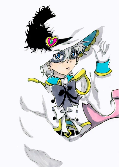 [サンプル]レイフレ用に描き下ろしたブラペこんな感じの新規絵数枚と既存絵を含めた20pのイラスト本になります〜#precure#プリキュア#ブラックペッパー #イラスト  