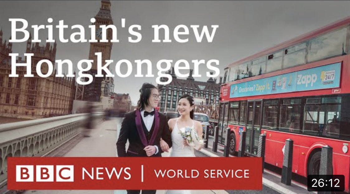 SaveHongKong_64's tweet photo. ‘Britain's new Hongkongers’
100k+ #HongKongers have emigrated to the UK to escape a gov’t accused of eroding freedoms in HK.
”The situation now in #HongKong is even worse than when we left” said one emigre.
@bbcworldservice #BNO #OneCountryTwoSystemsIsDead
https://t.co/U770FoW3eN https://t.co/iuXfjyGNGs