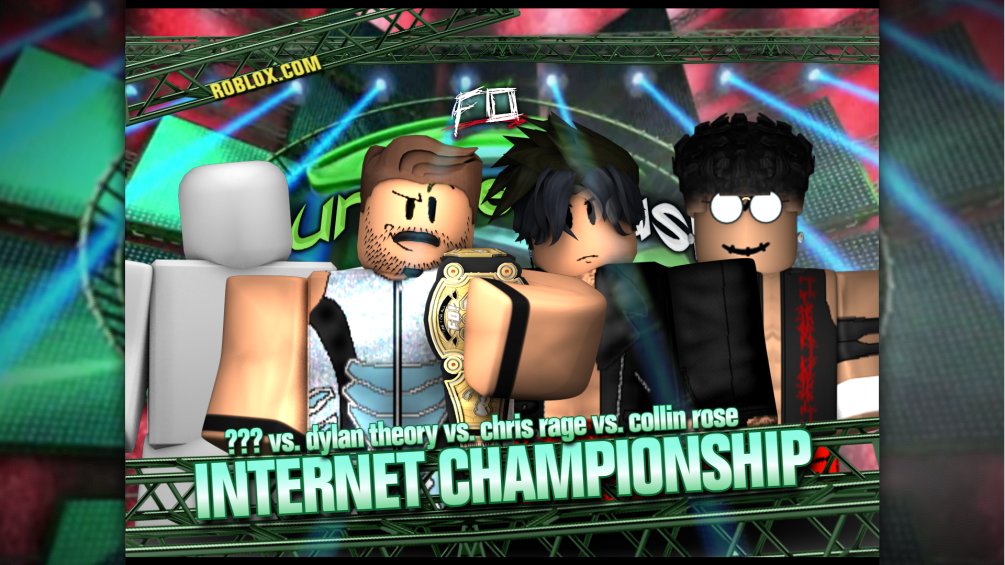 FedOn2021's tweet photo. The era of the #OneForAll Championship is over.
One of these four men will become the first ever #Internet Champion!
The question is who? Will it be the final OFAC @DylanTheoryRBLX or the promising #ChrisRage?!
Or will it perhaps be the underdog #CollinRose?
#Summerbash
#FOπ https://t.co/pUQARdyIi1