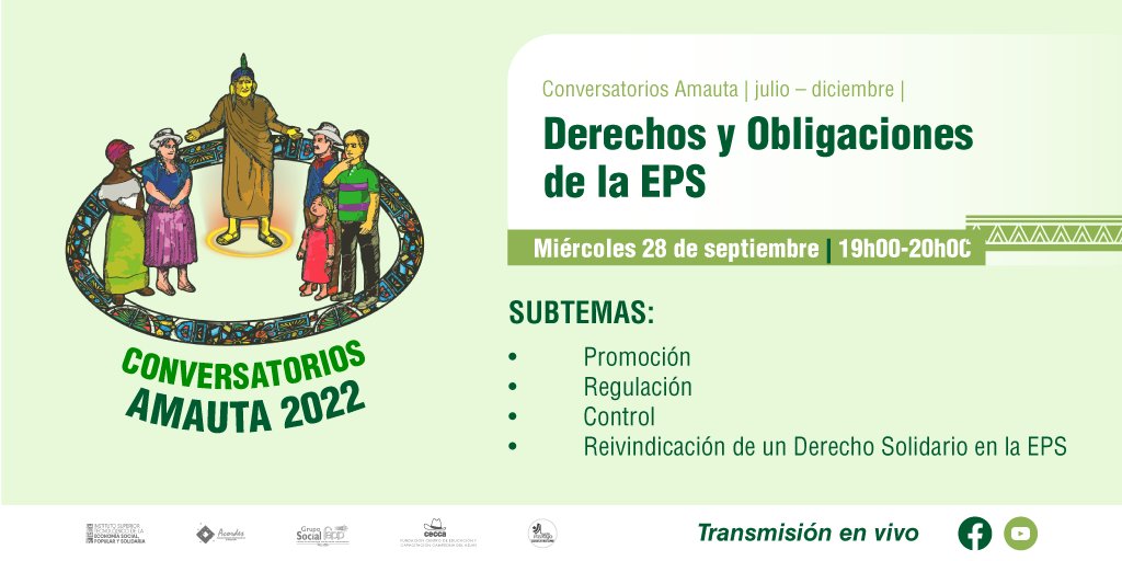TeamAcordesUC's tweet photo. 𝐂𝐨𝐧𝐯𝐞𝐫𝐬𝐚𝐭𝐨𝐫𝐢𝐨𝐬 𝐀𝐌𝐀𝐔𝐓𝐀 | #AcordesParticipaciónSocial
#AcordesUCuenca #CoopJardínAzuayo #FeepCuenca #CECCA #ISTESPS #EPS #ParticipaciónSocial https://t.co/y7mlV394ZW