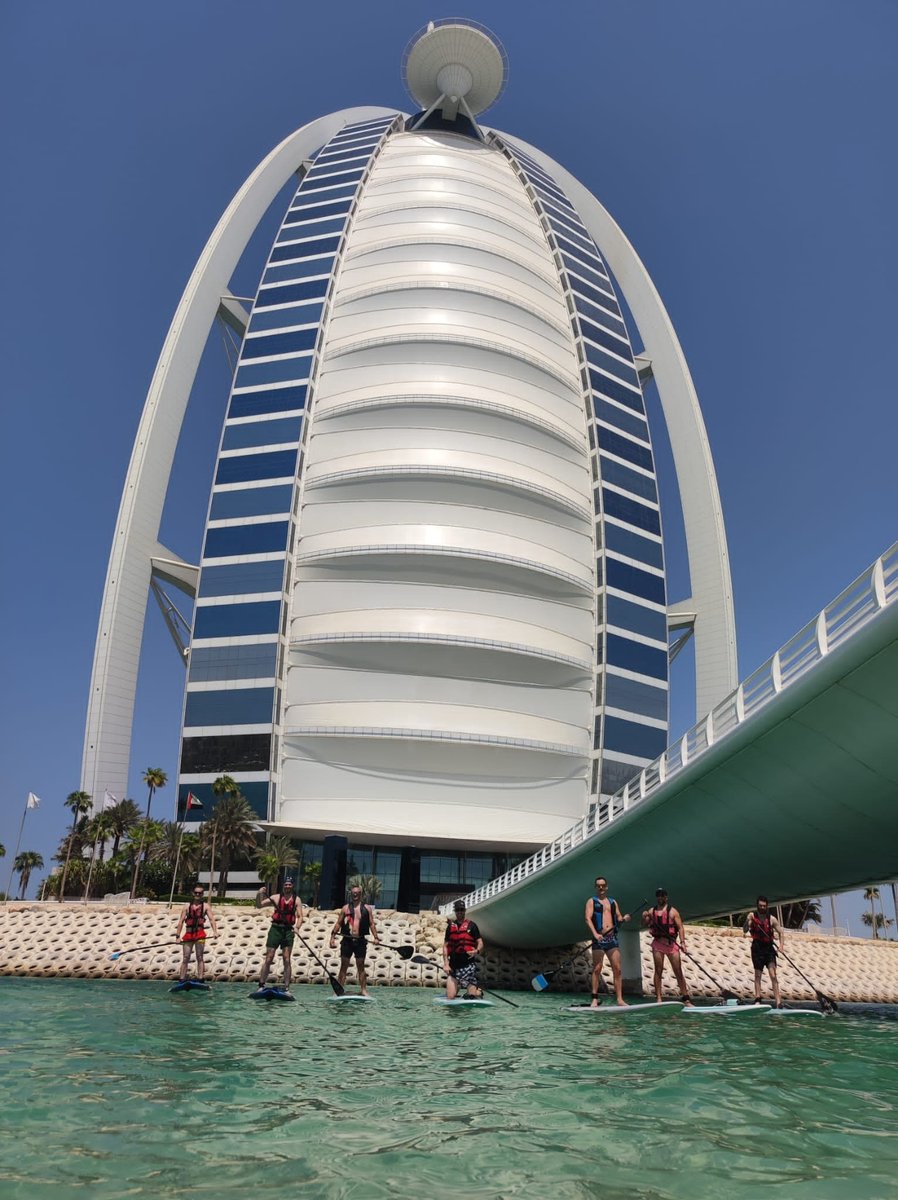 Ship's Company took a hard earned opportunity to engage in some Adventurous Training whilst alongside in Dubai. 😃 Stand Up Paddleboarding around the 7⭐️ Burj Al Arab was quite a special experience. (1 of 3)
#rnat #rnnavyfit #OpKIPION