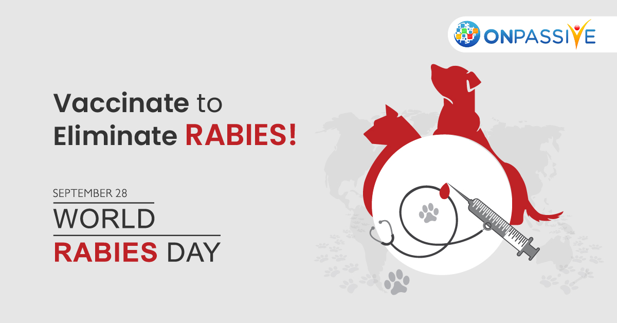 Prevention is better than cure! World Rabies Day emphasizes the importance of education and vaccination to fight deaths caused due to rabies.

#rabiesday #WorldRabiesDay2022 #WRD2022 #CareforAnimals #petsarefamily #ONPASSIVE