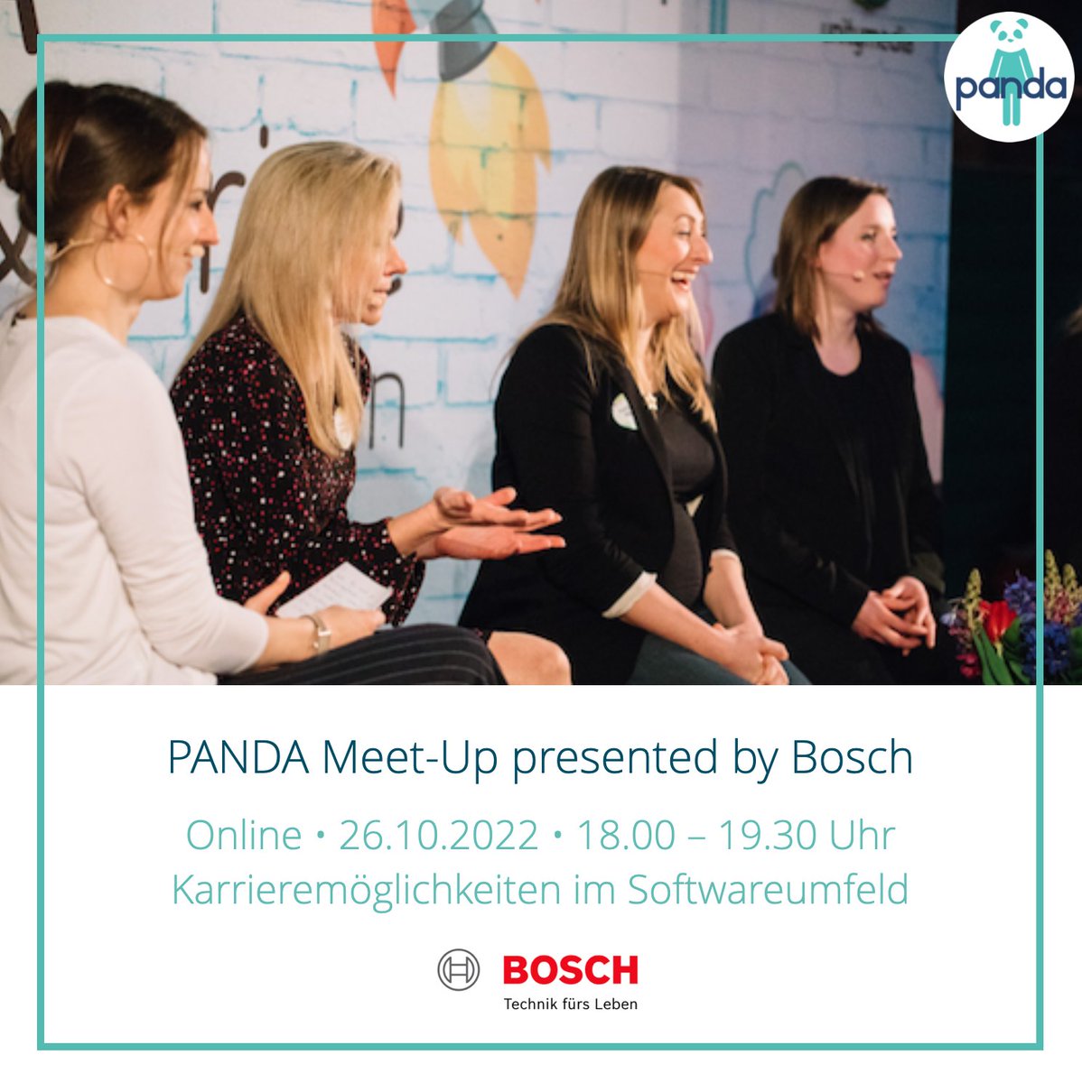 PANDA | The Women Leadership Network (@we_are_panda) on Twitter photo Im Oktober haben wir zwei spannende Meet-Ups für Euch auf der Agenda: Am 20.10. geht es beim Quiz der <a href="/PAYBACK_GROUP/">PAYBACK GROUP</a> in #München um #diversity & #digital. <a href="/Boschglobal/">BoschGlobal</a> gibt am 26.10. einen Einblick in Karrieremöglichkeiten im Softwareumfeld. Mehr Infos: bit.ly/3UNILm0 Im Oktober haben wir zwei spannende Meet-Ups für Euch auf der Agenda: Am 20.10. geht es beim Quiz der <a href="/PAYBACK_GROUP/">PAYBACK GROUP</a> in #München um #diversity & #digital. <a href="/Boschglobal/">BoschGlobal</a> gibt am 26.10. einen Einblick in Karrieremöglichkeiten im Softwareumfeld. Mehr Infos: bit.ly/3UNILm0