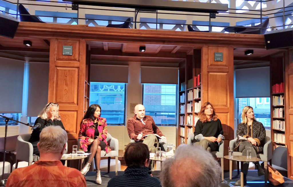 Extremely interesting conversation yesterday at @ifru_london on empathy, freedom, and writing. 

@ShumonaSinha #MaylisdeKerangal @LaurenElkin @rwilliamsparis @LesFugitives