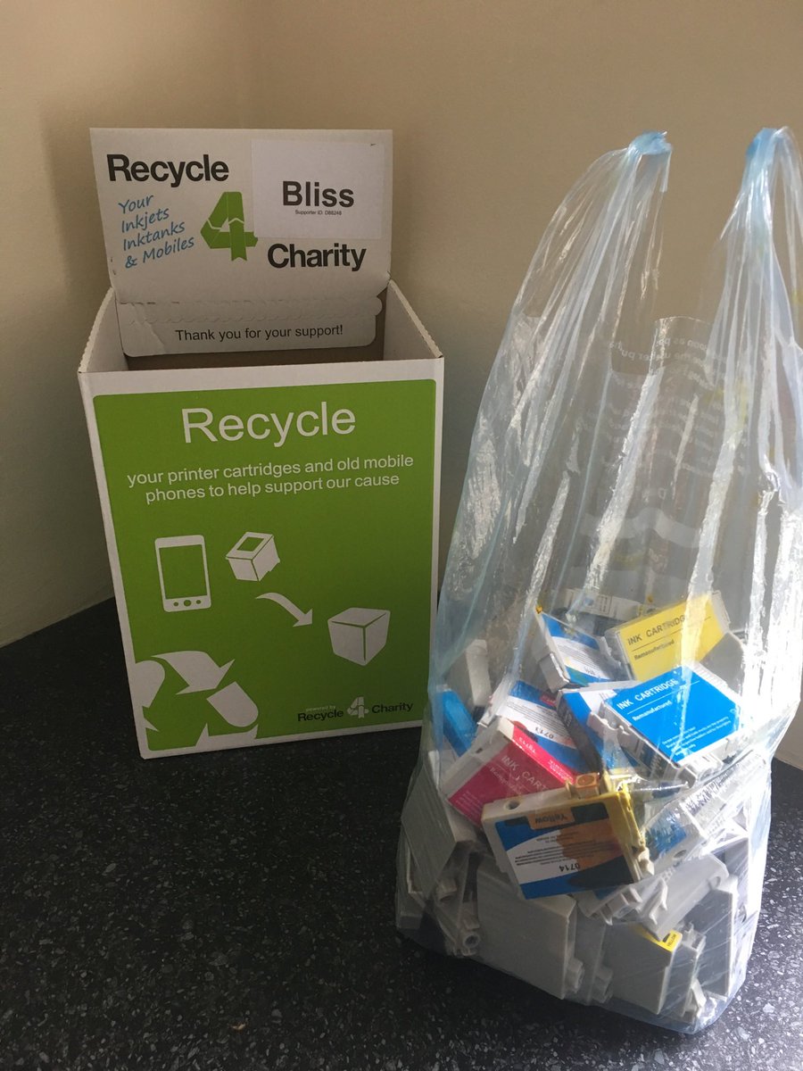 Doing our bit for charity @MOfficestorent message if you would like to re-cycle any printer inks #charity #Recycle #recycling #officelife #officerentals