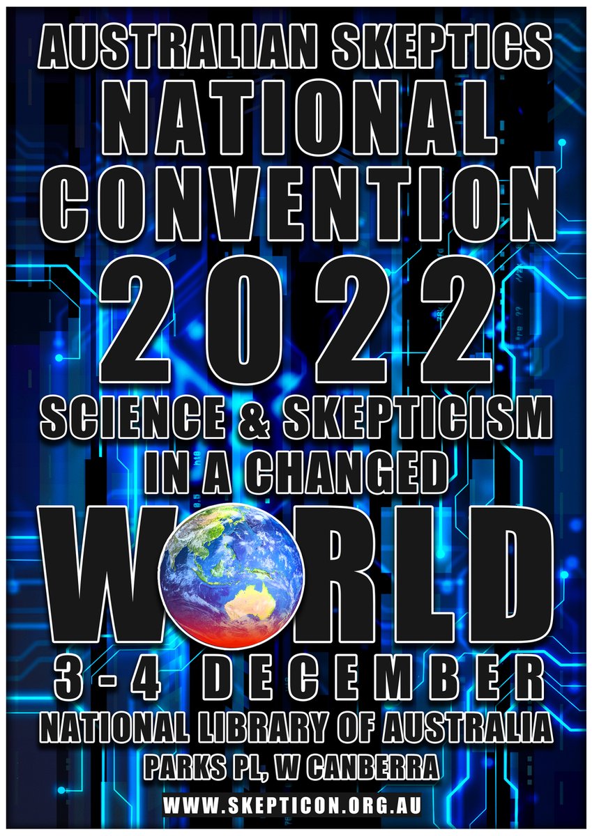 Come hear @CliveCHamilton speak at the Australian Skeptics National Convention 2022 about being censored. Tickets on sale now - skepticon.org.au
#AusSkepticon2022
<a href="/AustSkeptics/">Australian Skeptics</a> <a href="/SkepticZone/">Richard Saunders</a>