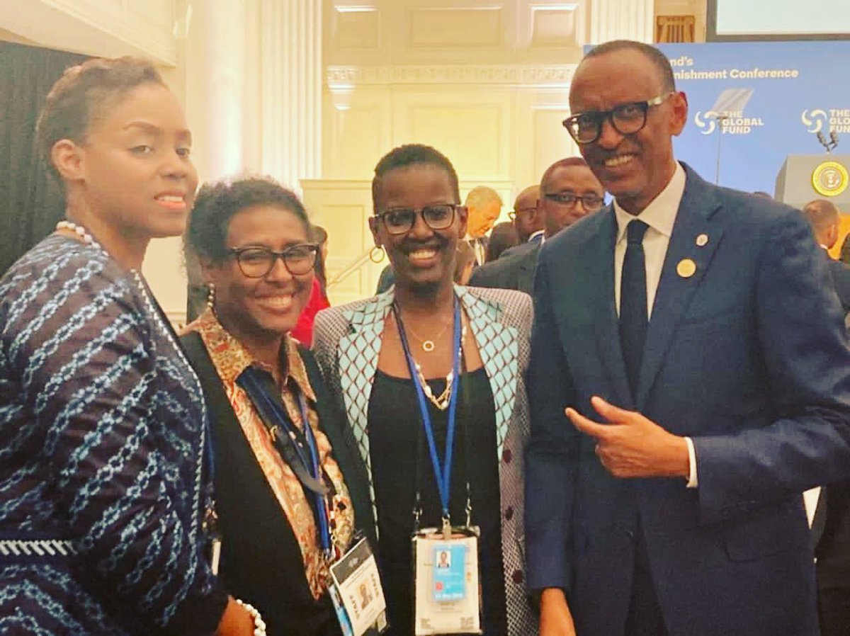 Deeply honored to have witnessed this moment of global solidarity. I was particularly proud to see African countries stepping up to contribute towards the 7th replenishment. Special thanks to my President HE Paul Kagame for leading the way. @GlobalFund #FightForWhatCounts.