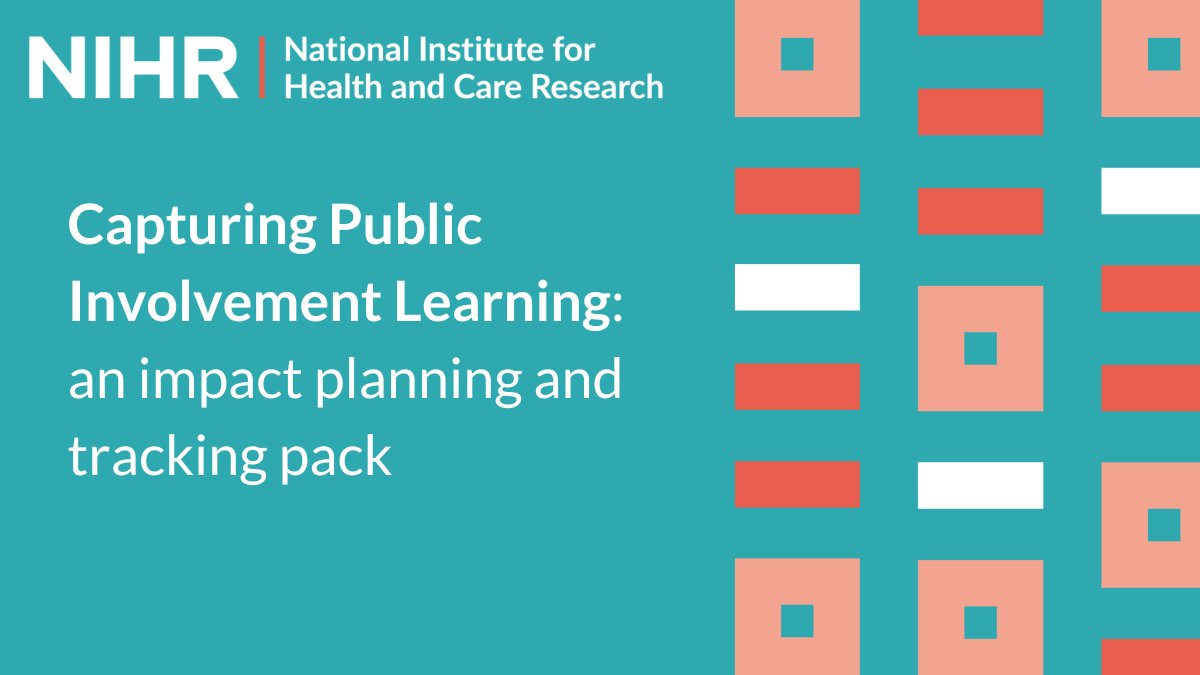 NIHR Involvement tweet media