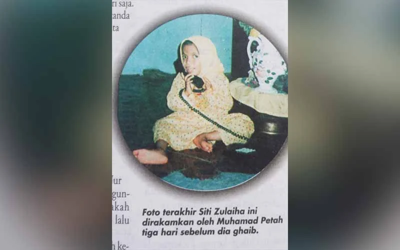2. Siti Zulaiha (disappeared in 1998)

At the age of six, young Siti Zulaiha of Mentakab, Pahang, disappeared when she was playing with her infant younger brother out in her home’s garden.

The police were soon called but after two weeks of searching, the girl remained missing.