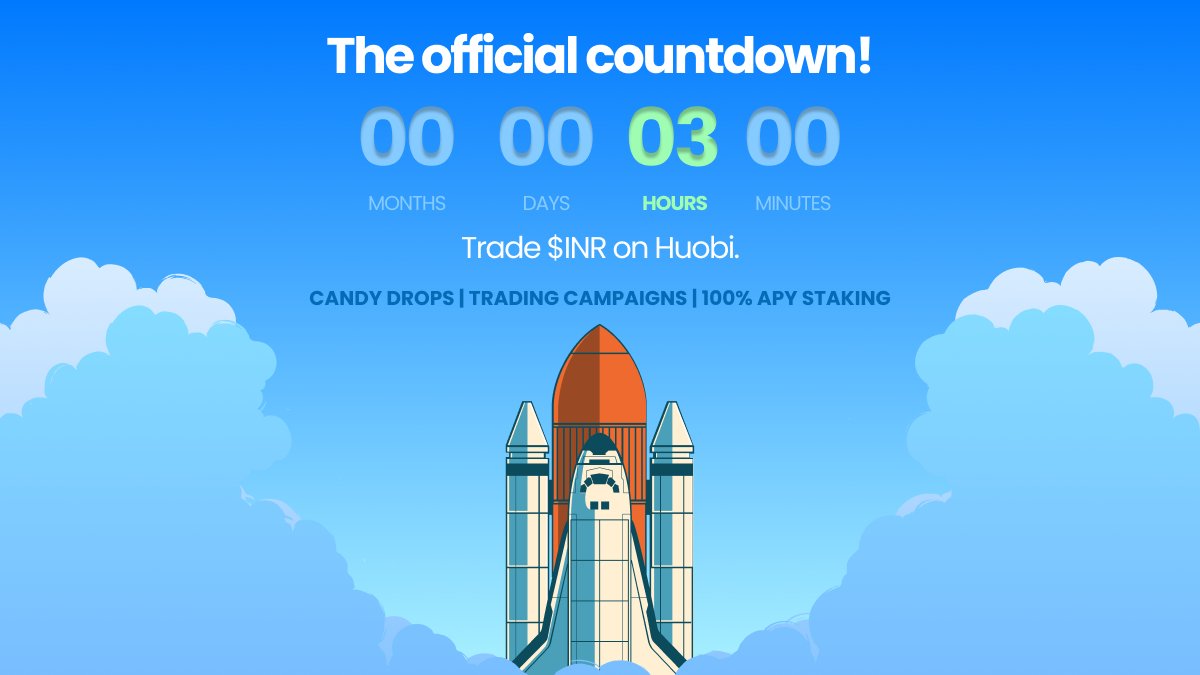 IneryDLT's tweet photo. ⏰3 Hours to go🚀

Only 3 hours to go for our $INR🪙 listing on @HuobiGlobal 

Make sure to look out this space for updates

#trade #inerytoken #huobi #newlisting https://t.co/GDkUsIEQaO