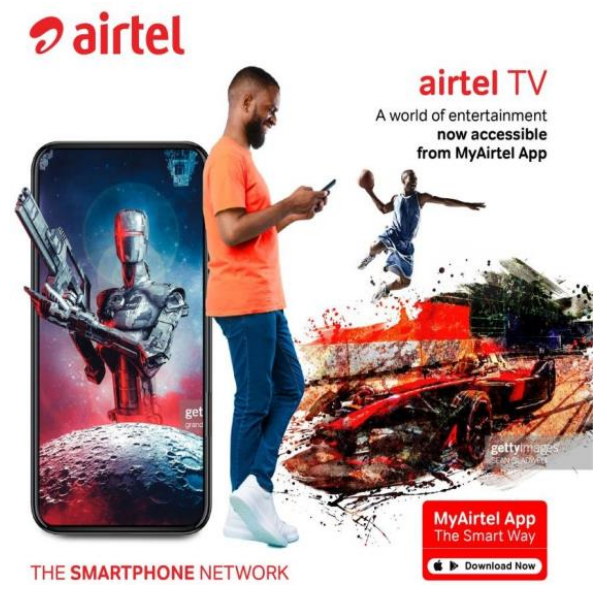 Airtel_Zambia's tweet photo. Download the My Airtel App here https://t.co/mfM3R9vYsX and enjoy a wide range of entertainment on Airtel TV from the App. #AirtelTV
#MyAirtelApp https://t.co/SU65jPIq0Z