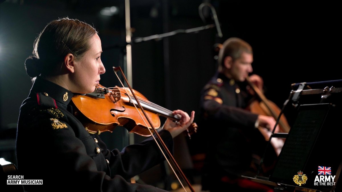 🎻Here is 'String Quartet No.4 in C Minor' by Ludwig Van Beethoven, performed by members of @armystrings - youtu.be/v8Kepzle574👈 To find out more about The Countess of Wessex’s String Orchestra, visit our website: bit.ly/3ChWZUY 👈 #BritishArmyMusic @Army_Arts