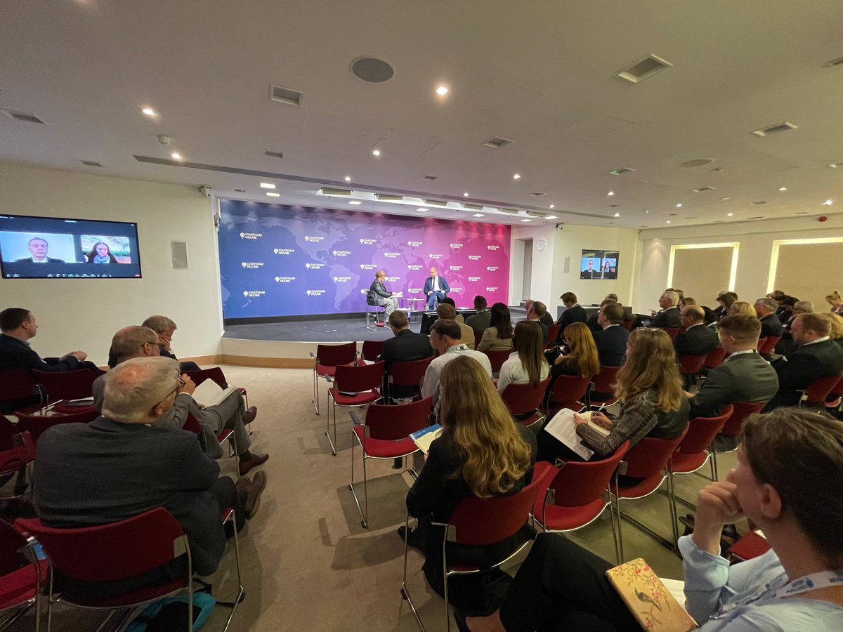 CH_Events's tweet image. Chaired by @PatriciaMary, @marcin_przydacz, @PolandMFA outlines priorities incl. tackling propaganda and disinformation and continuing humanitarian, economic &amp;amp; military assistance to Ukraine as winter looms. 

Wraps up with clear message to &quot;keep calm and carry on&quot;

#CHSecurity