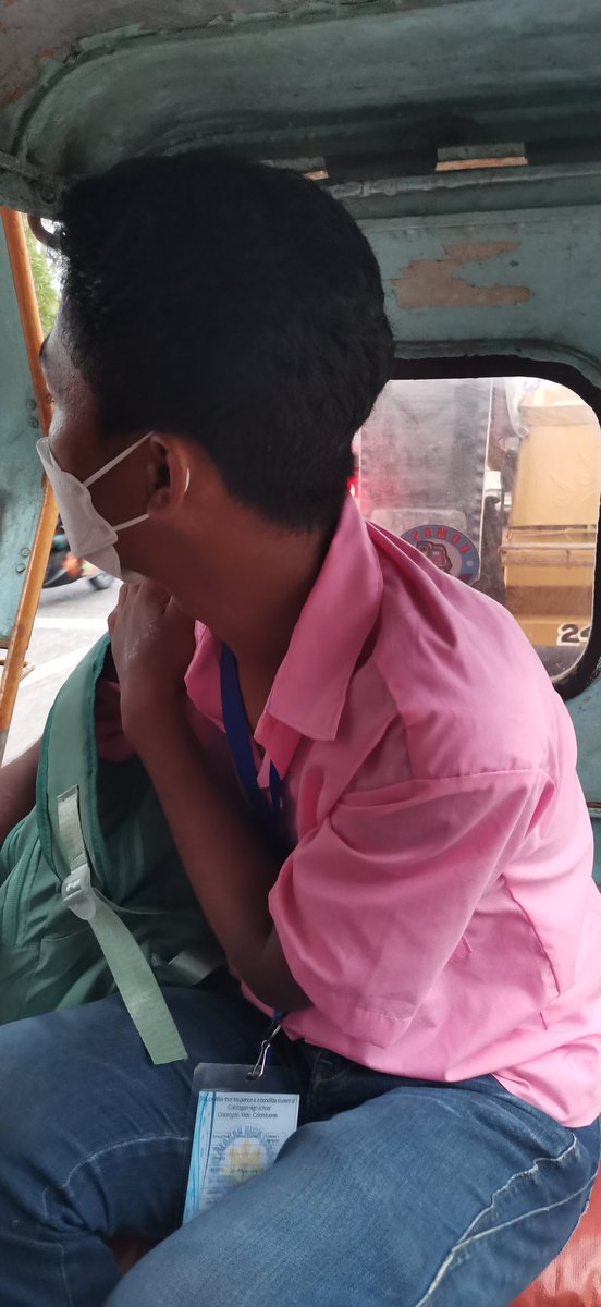 He is the student I posted a week ago. He has nowhere to go and I just learned he just sleeps on wakes just to survive. 😭 He really wants to finish schooling, di bibitaw kahit sobrang hirap. He needs daily allowance for his meals and transpo to &amp; from school. Keep on fighting!