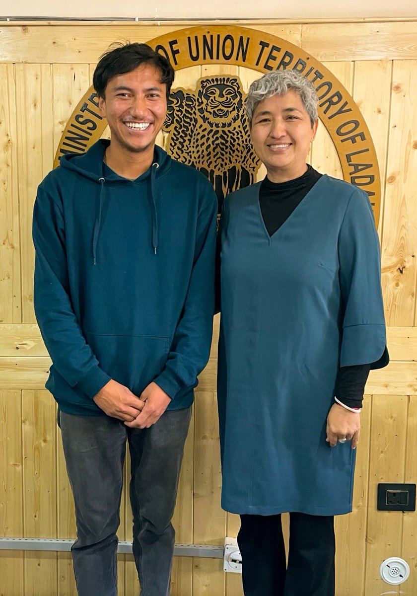 Wishing d best to Jigmet of <a href="/pixelchallenger/">Pixel Challenger Films</a> who made some of the best videos for <a href="/DIPR_Leh/">DIPR Leh</a> &amp; has now got a chance to work under #VidhuVinodChopra , looking forward for to this creative genius to conquer the world
<a href="/ddnewsladakh/">DD NEWS LADAKH</a> <a href="/prasarbharti/">Akashvani News Leh</a> @radionews_kargi <a href="/anupamachopra/">Anupama Chopra</a>