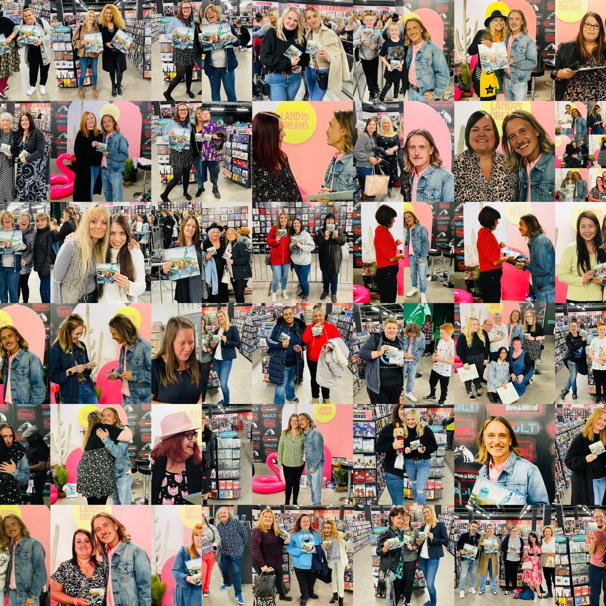 hmvVault's tweet photo. 😃 What a turnout for @OfficialMarkO yesterday in-store! for more photos check out our Instagram page @hmvvault 🥰 #hmvlive https://t.co/X6UJY4slIf