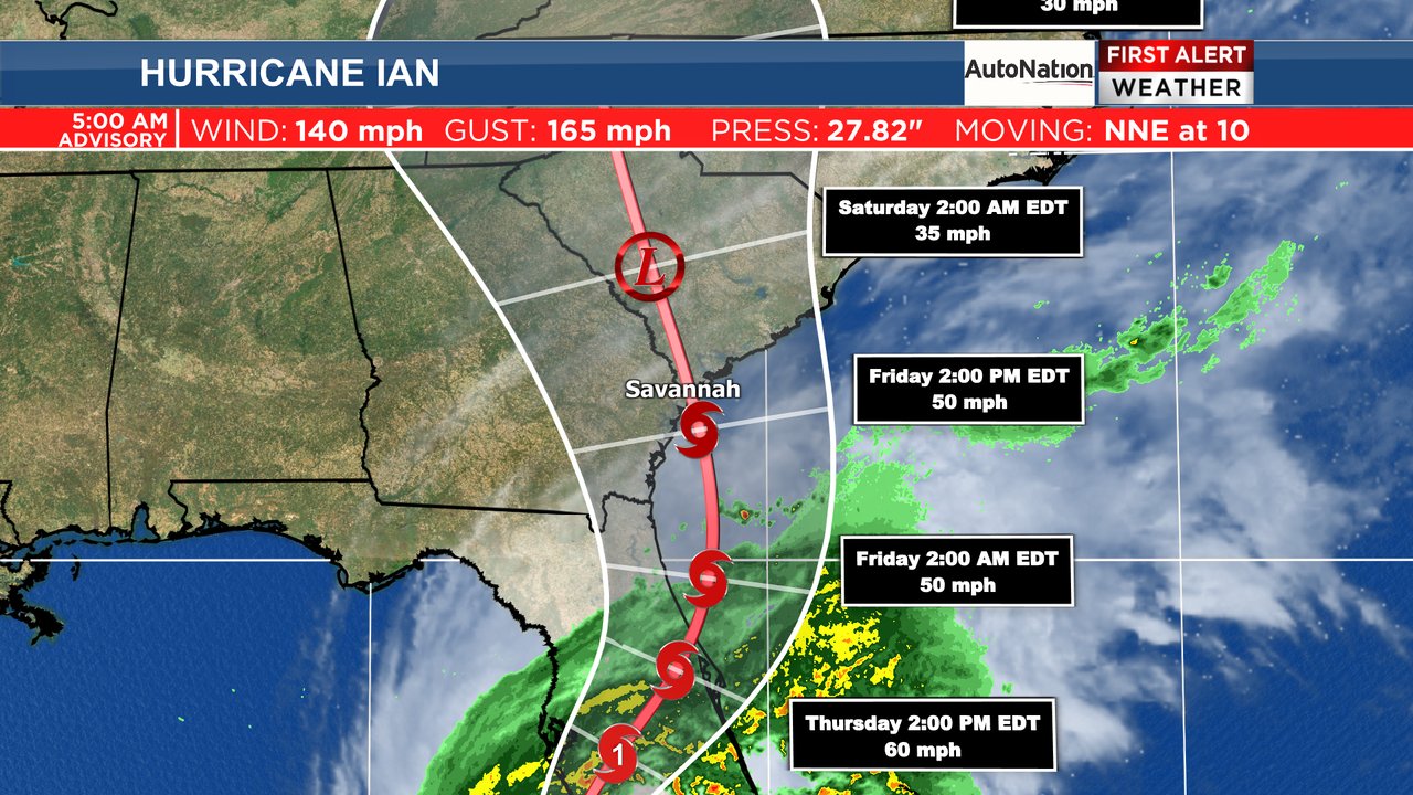 WTOC Weather on Twitter "Hurricane Ian will weaken after landfall in