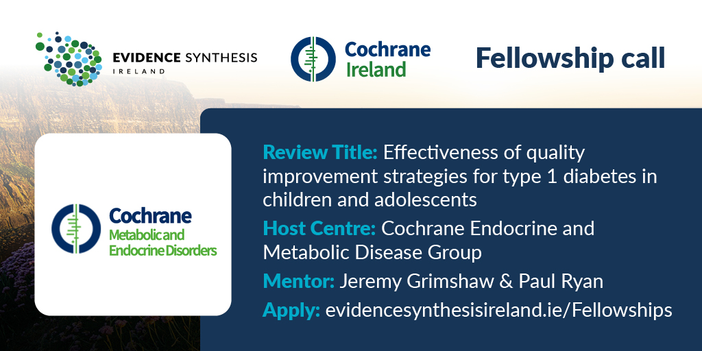 Evidence Synthesis Ireland (@evidsynirl) on Twitter photo <a href="/CochraneLibrary/">The Cochrane Library</a> <a href="/HIQA/">HIQA</a> <a href="/decdevane/">Declan Devane</a> <a href="/IBighelli/">Irene Bighelli</a> <a href="/lauracomber/">Laura Comber</a> <a href="/ESPRIT_UCC/">ESPRIT</a> <a href="/nursemidwifeUoG/">School of Nursing and Midwifery UofG</a> <a href="/CochraneIreland/">Cochrane Ireland</a> @valeriesmithTCD <a href="/RCPI_news/">Royal College of Physicians of Ireland</a> This #Fellowship is co-mentored by <a href="/GrimshawJeremy/">Jeremy Grimshaw</a> and his first ESI Fellow Dr Paul Ryan <a href="/PrawnFryan/">Paul MacDaragh Ryan</a> and the sister review they are working on. This is a great example of capacity building. The review is on the effectiveness of #QualityImprovement strategies in diabetes in kids <a href="/CochraneLibrary/">The Cochrane Library</a> <a href="/HIQA/">HIQA</a> <a href="/decdevane/">Declan Devane</a> <a href="/IBighelli/">Irene Bighelli</a> <a href="/lauracomber/">Laura Comber</a> <a href="/ESPRIT_UCC/">ESPRIT</a> <a href="/nursemidwifeUoG/">School of Nursing and Midwifery UofG</a> <a href="/CochraneIreland/">Cochrane Ireland</a> @valeriesmithTCD <a href="/RCPI_news/">Royal College of Physicians of Ireland</a> This #Fellowship is co-mentored by <a href="/GrimshawJeremy/">Jeremy Grimshaw</a> and his first ESI Fellow Dr Paul Ryan <a href="/PrawnFryan/">Paul MacDaragh Ryan</a> and the sister review they are working on. This is a great example of capacity building. The review is on the effectiveness of #QualityImprovement strategies in diabetes in kids