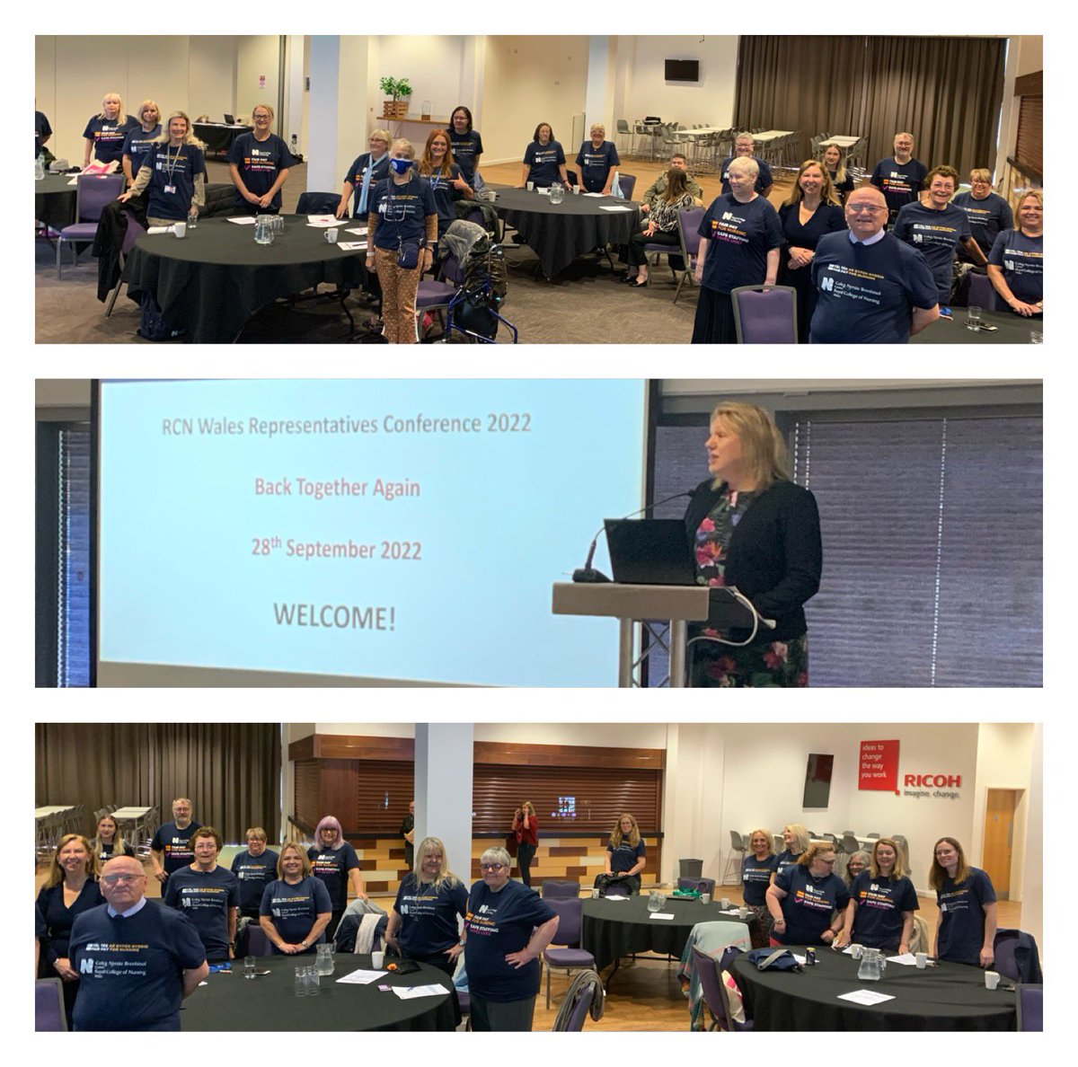 Back Together Again - <a href="/RCNWales/">Royal College of Nursing Wales</a> Reps Conference 2022 an opportunity for learning, collaborating and discussion. #FairPayforNursing