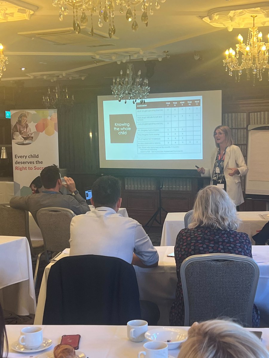 Right2Succeed's tweet photo. "We use @GL_Assessment to give us a holistic understanding of the 'whole child'." @KayeGeek explains how they have used assessments @SSABlackpool to support inclusion as part of the #KS3LiteracyProject #BuildingInclusiveSchools https://t.co/QvqF3EOAwj