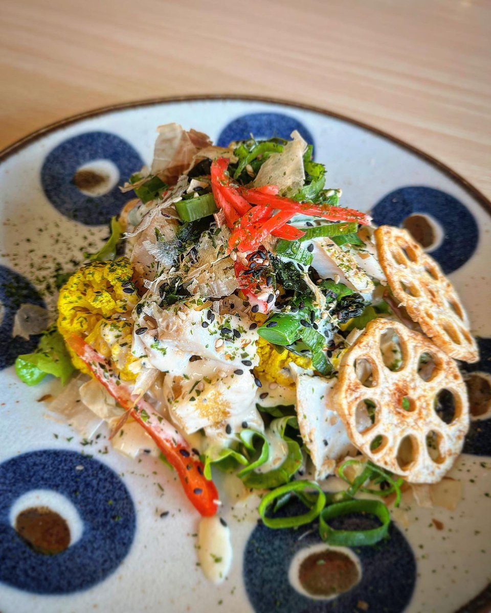 ZeeCaf_NoshCo's tweet photo. ✨Special this week✨
#Backed #Mackerel &amp; #PickledVegetable #salad with a creamy #MisoDressing

今週のスペシャルは鯖とピクルスベジタブルのサラダ🥗

オントレーサイズかメインサイズかをお選び頂けます😃

#Entree/Side or Main size https://t.co/V89zw3OmTD