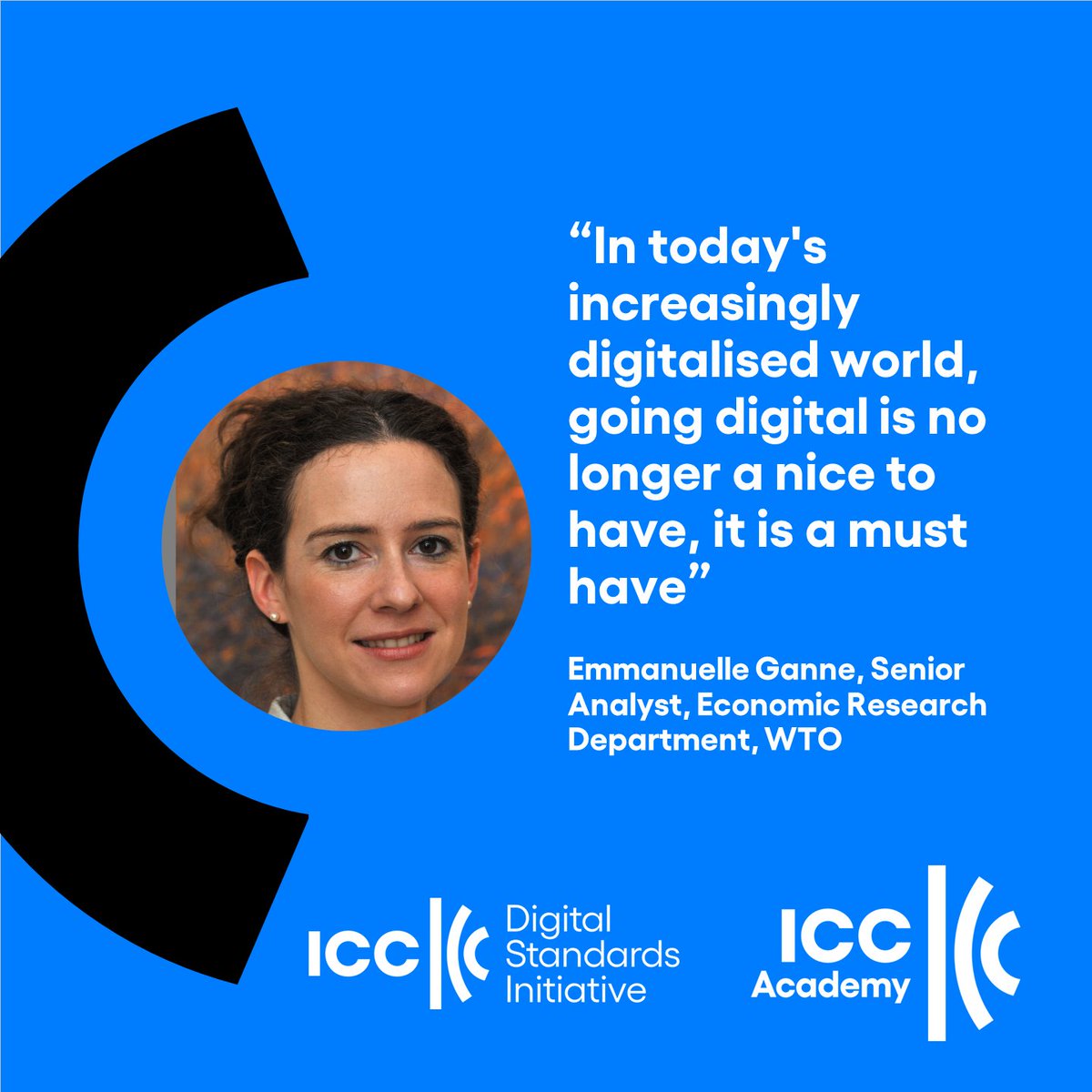 Next up in our series of interviews with digital trade experts is Emmanuelle Ganne from the @WTO. We cover why organisations should make digitising their supply chains a priority and some of the obstacles are to digitisation icc.academy/digital-trade-… #digitalsupplychain
