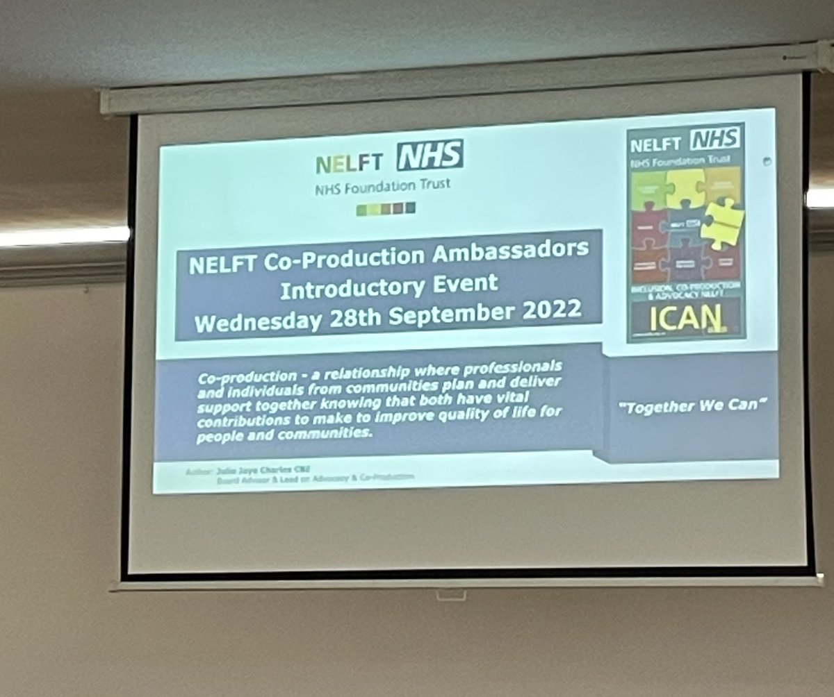 Excited to be part of this co-production conversation #NELFT