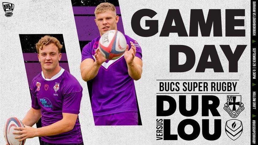 LboroRugby's tweet photo. Today’s game against Durham will be live streamed on Youtube! Follow this link to not miss a thing and support the boys

https://t.co/lsqoYWgbQn

Up the Boro💜

#lbororugby #bsr #africanviolet https://t.co/m7BrPOV2a0
