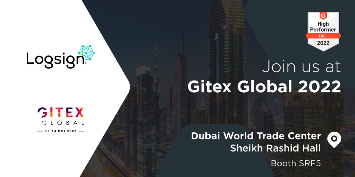 logsign's tweet photo. 📍 We're thrilled to attend Gitex Global 2022, the world's most inspiring digital technology event!
🤝 Visit Us at Booth SRF5
📅 10th - 14th October 2022
Learn more: https://t.co/fbVKMLT7Ho
#Gitex #GitexGlobal #SIEM #CyberSecurityOperations #CyberSecurityNews https://t.co/haVKcgzbJK