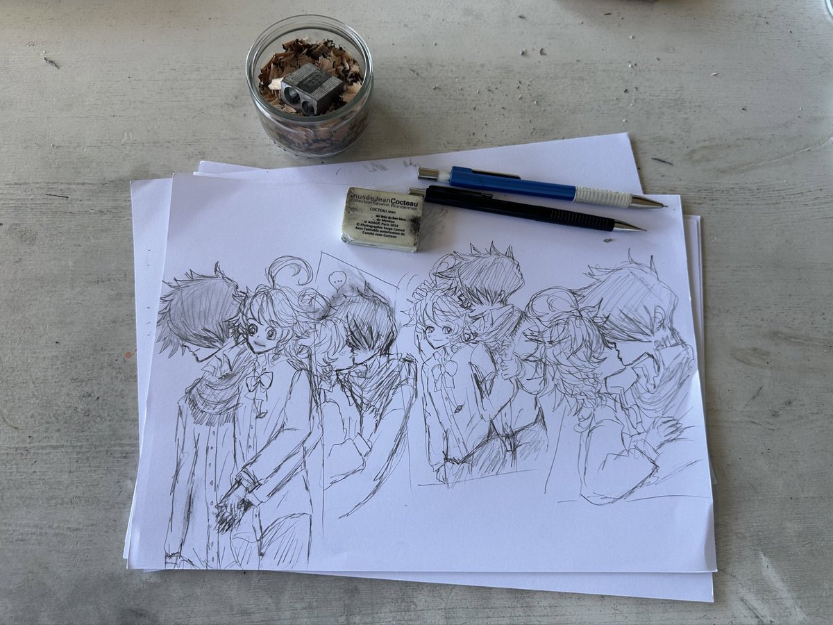 herya06's tweet photo. Rayemma Sketchs ! #約ネバ #thepromisedneverland #draw #pencil #drawing #emma #エマ #レイ #ray #レイエマ #rayemma #ray #emmaray #yakusokunoneverland #約束のネバーランド #ThePromisedNeverland #yakusokunoneverland #tpn #rayxemma #emmaxray #엠마 #약속의네버랜드 https://t.co/WSPzeYAkYp
