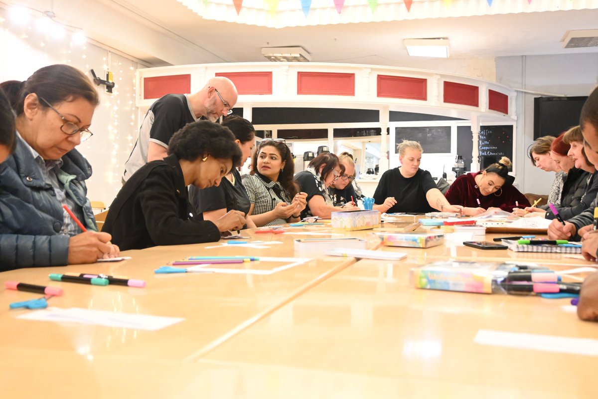LivLighthouse's tweet photo. Join us today 12:30 - 2:30pm for 'Create Art' session painting pebbles for peace with professional artist Ali Harwood.
Come and join the fun. Free community lunch available for all registered participants from 12:00 - 12:30pm.
#createarts #pebbles https://t.co/c5xz1lwnsy