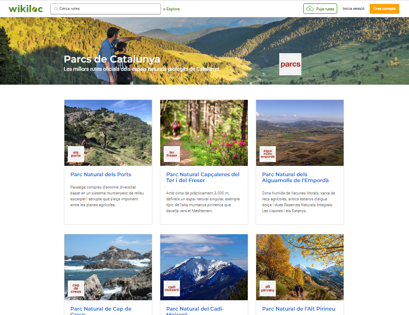 parcscat's tweet photo. 📣 Els parcs de Catalunya ja tenen pàgina a @wikiloc! 
🥾 Hi trobaràs rutes per gaudir de la #natura des dels #Pirineus fins al #DeltadelEbre, per tots els nivells i edats. 
👀 Estigues atent perquè hi anirem afegint més itineraris.
 👉 https://t.co/hlJDlIrbmw https://t.co/pjJ9UJ7cnm